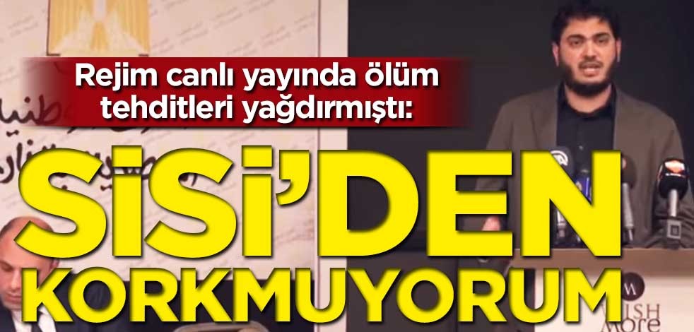 Sisi’nin adamları ölüm tehdidi yağdırmıştı: "Devrimi savundum hedef gösterdiler"