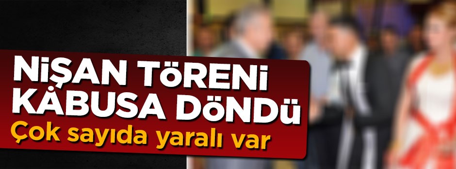 Şişli'deki nişan töreninde kavga çıktı: Çok sayıda yaralı var