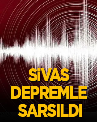 Sivas’ta 3,7 büyüklüğünde deprem