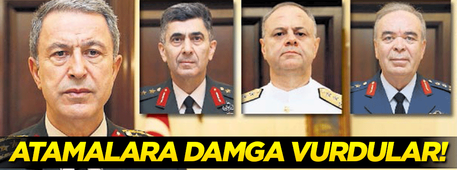 Siviller atamalara damga vurdu!