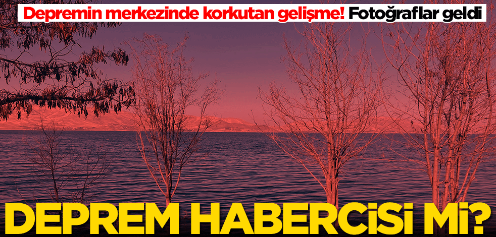 Sivrice'de korkutan görüntü! Deprem habercisi mi?
