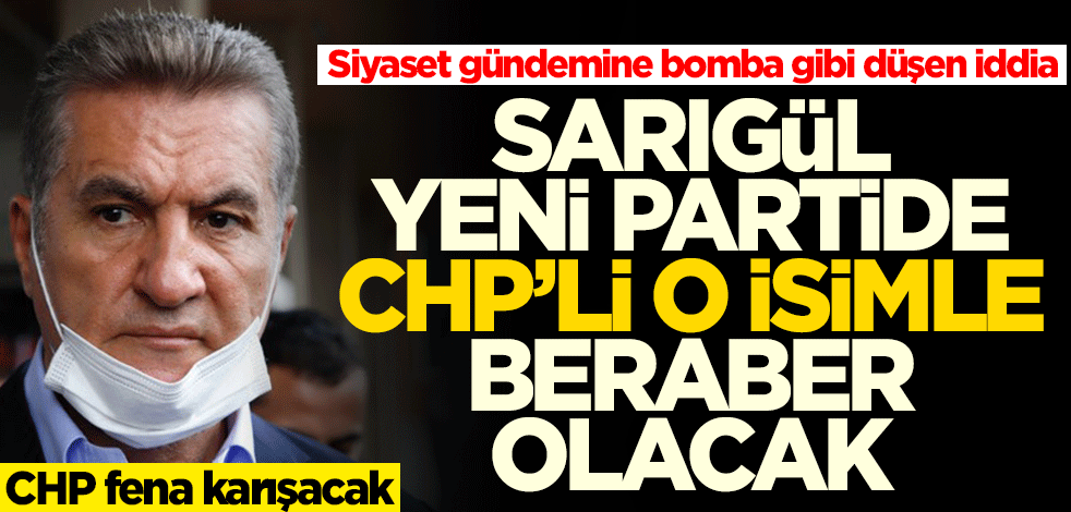 Siyaset gündemine bomba gibi düşen iddia! Mustafa Sarıgül ile CHP'li o isim beraber yürüyecek