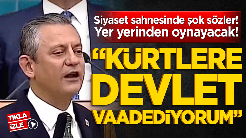Siyaset sahnesinde şok sözler! Yer yerinden oynayacak! Özgür Özel'den kirli pazarlık ve "devlet" vaadi