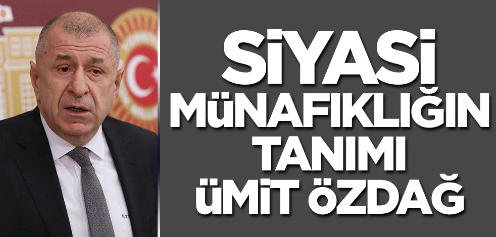 Siyasi münafıklığın tam tanımı: Ümit Özdağ! 'Kılıçdaroğlu ile İçişleri Bakanlığı konusunda anlaşmıştık'