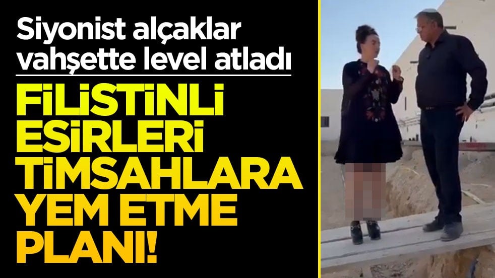 Siyonist alçaklar vahşette level atladı: Filistinli esirleri timsahlara yem etme planı!