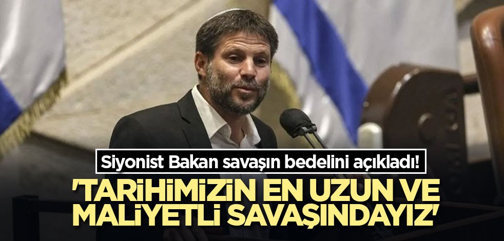 Siyonist Bakan savaşın bedelini açıkladı! 'Tarihimizin en uzun ve maliyetli savaşındayız'