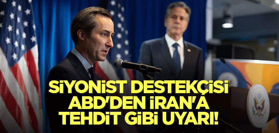 Siyonist destekçisi ABD'den İran'a tehdit gibi uyarı!