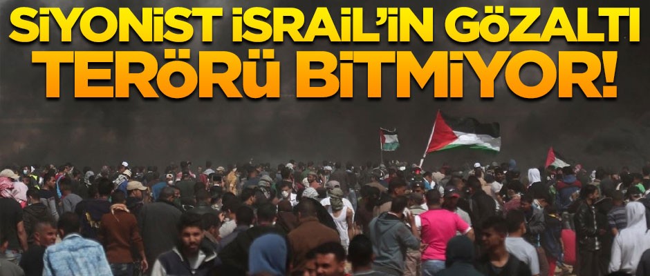 Siyonist İsrail'in gözaltı terörü bitmiyor! Dün 23 bugün 16 Filistinli...