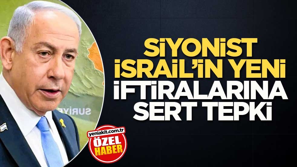 Siyonist İsrail’in yeni iftiralarına tepki