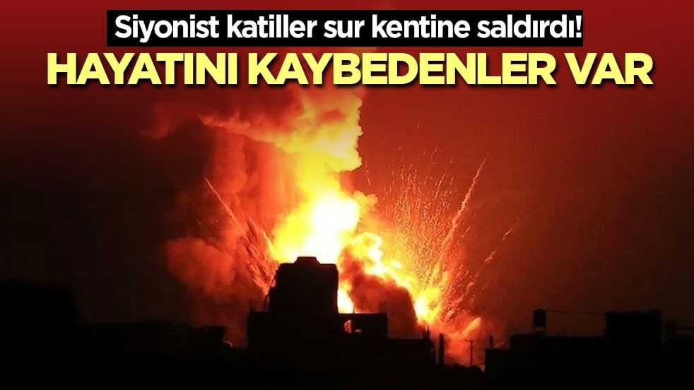 Siyonist katiller sur kentine saldırdı! Hayatını kaybedenler var