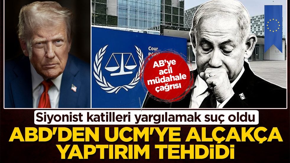 Siyonist katilleri yargılamak suç oldu: ABD'den UCM'ye alçakça yaptırım tehdidi