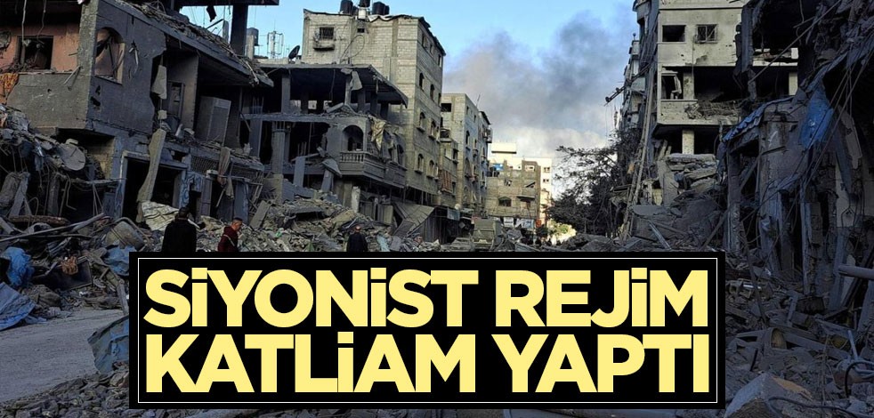 Siyonist rejim katliam yaptı