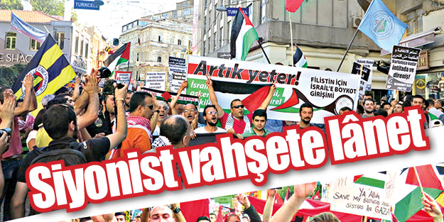 Siyonist vahşete lânet