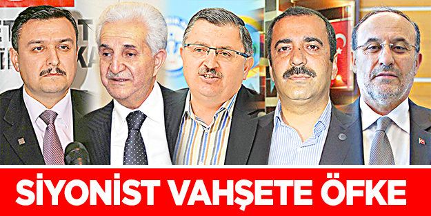 Siyonist vahşete öfke