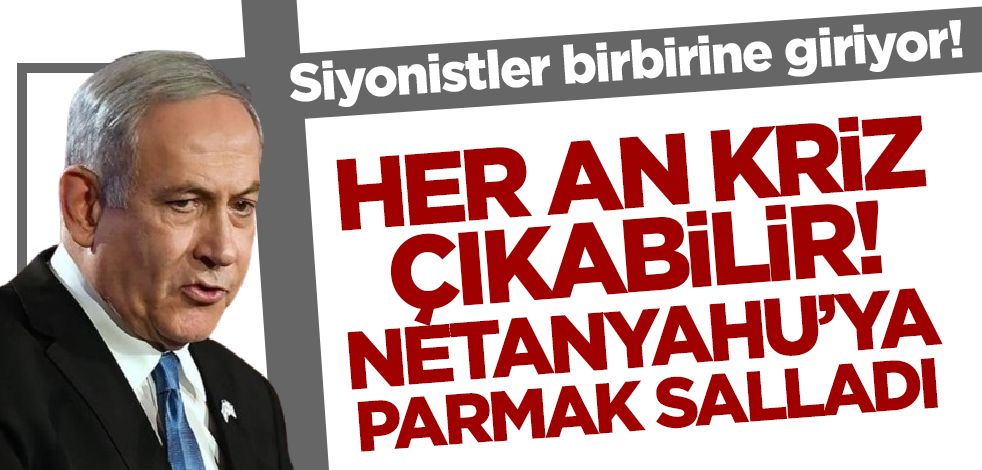 Siyonistler birbirine giriyor! Ben-Gvir, Netanyahu'ya parmak salladı