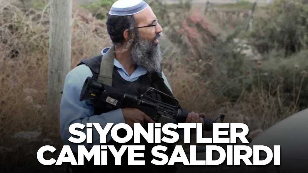 Siyonistler camiye saldırdı