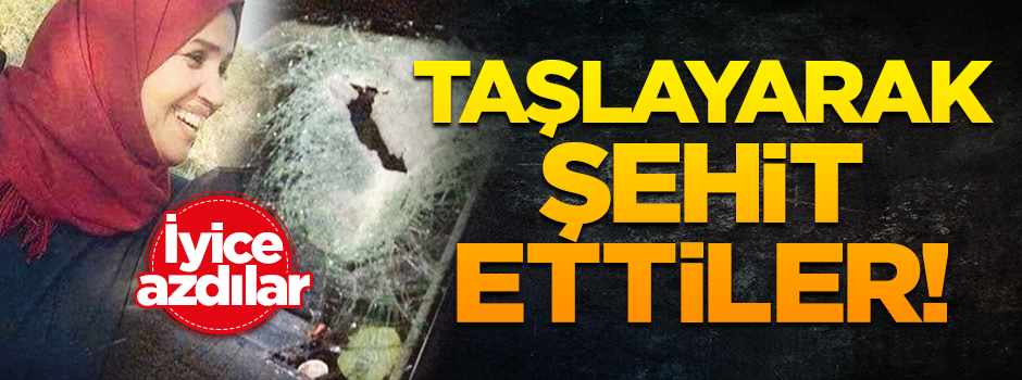 Siyonistler iyice azıttı! Filistinli kadını taşlayarak şehit ettiler