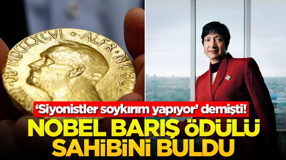 ‘Siyonistler soykırım yapıyor’ demişti! Nobel Barış Ödülü sahibini buldu