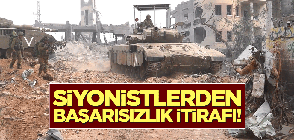 Siyonistlerden başarısızlık itirafı!