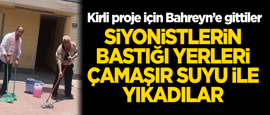 Siyonistlerin geçtiği yerleri çamaşır suyuyla yıkadılar!
