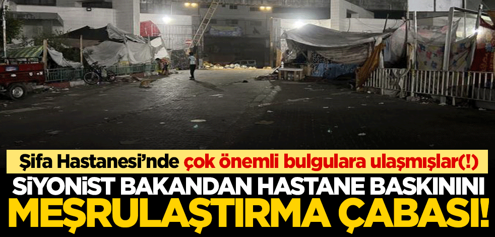 Siyonistlerin İsrail Savunma Bakanı'ndan Şifa Hastanesi açıklaması!