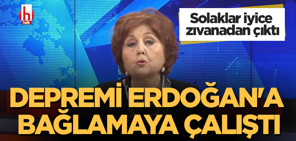 Skandal! Erzurum depremini Erdoğan'la ilişkilendirmeye çalıştı