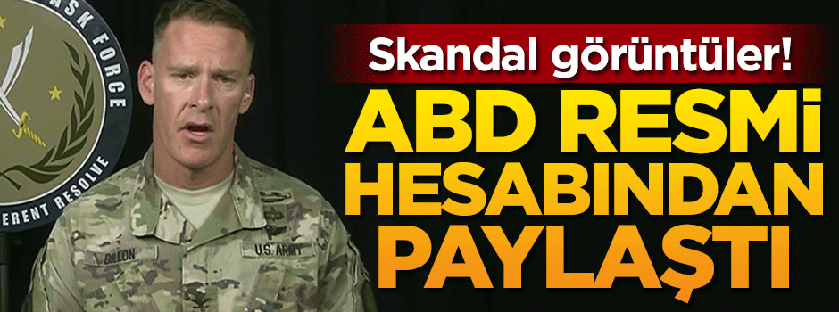 Skandal görüntüler! Resmi hesaptan paylaştılar