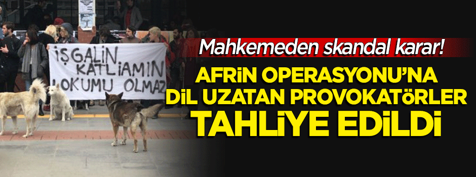 Skandal karar: Boğaziçili provokatörler tahliye edildi!