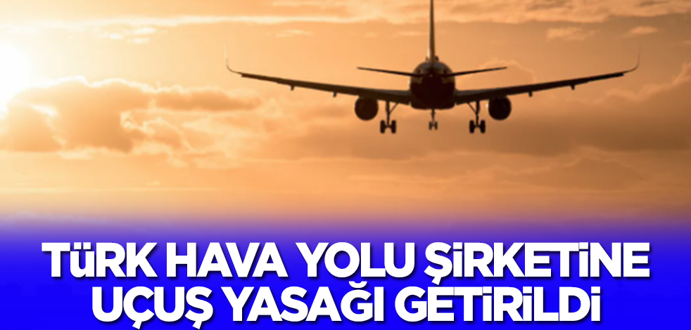 Skandal karar! Türkiye'nin ünlü havayolu şirketine uçuş yasağı getirildi