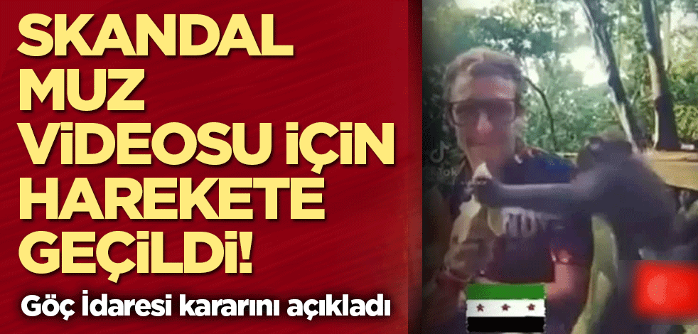 Skandal muz videosu için harekete geçildi! Göç İdaresi kararını açıkladı
