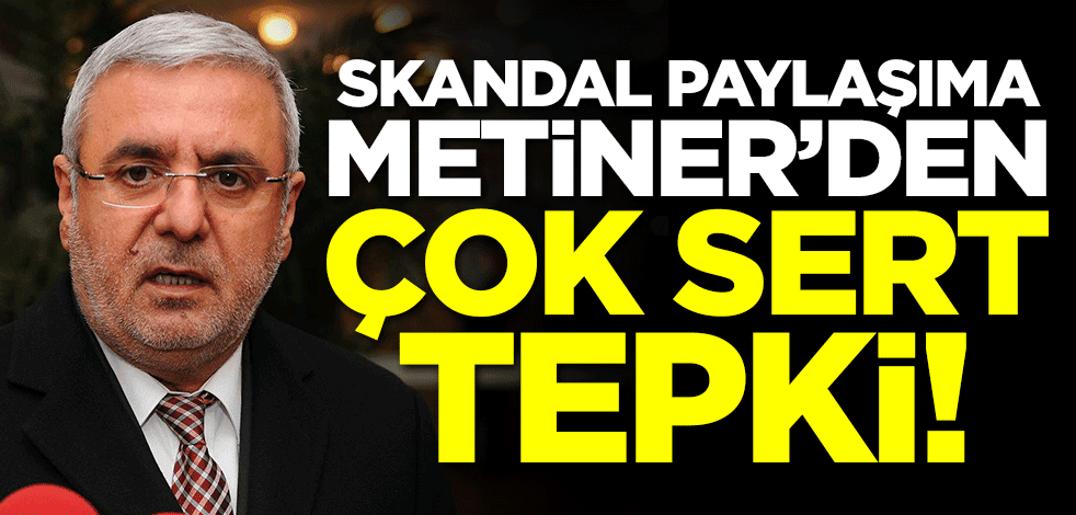 Skandal paylaşıma Mehmet Metiner'den çok sert tepki