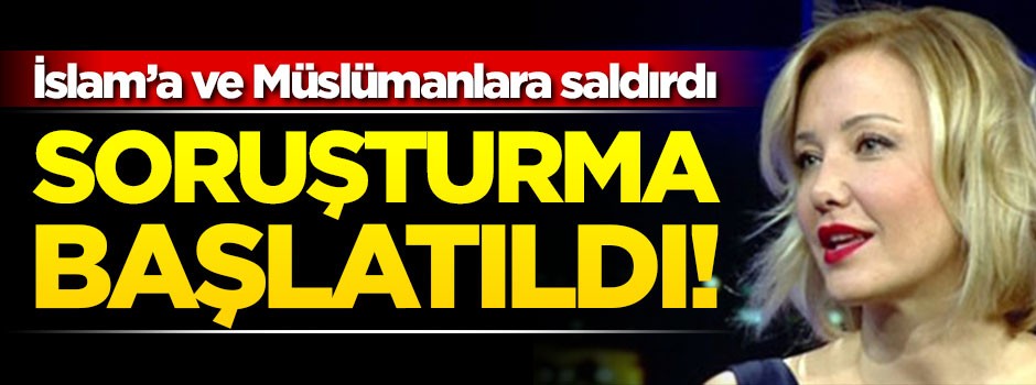 Skandal sözlerden sonra Berna Laçin hakkında soruşturma başlatıldı