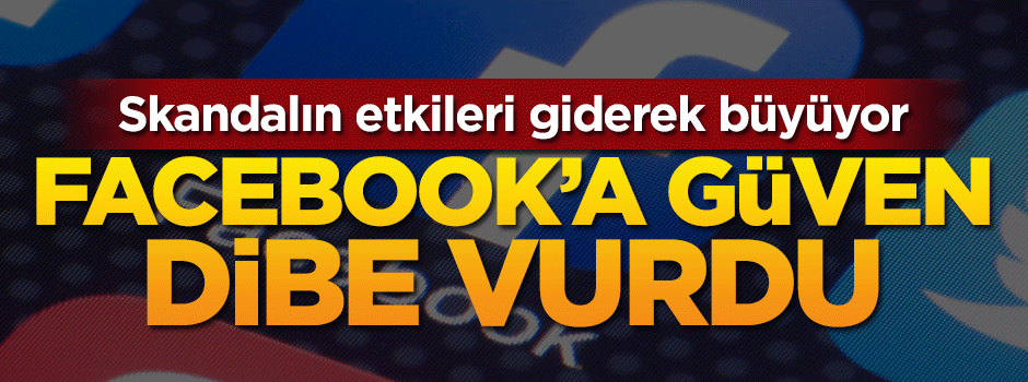Skandalın etkileri büyüyor! Facebook'a güven dibe vurdu