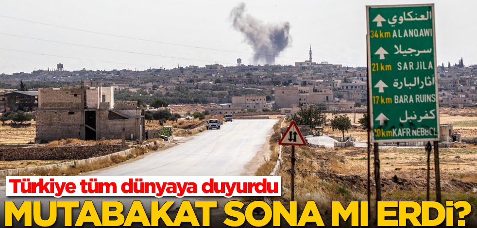 Soçi Mutabakatı sona mı erdi? Mevlüt Çavuşoğlu açıkladı