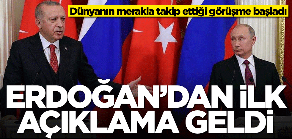 Soçi Zirvesi başladı! Başkan Erdoğan'dan ilk açıklama geldi
