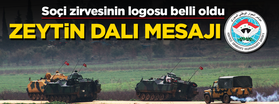 Soçi Zirvesi'nin logosunda zeytin dalı figürü kullanıldı