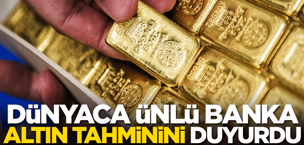  Societe Generale altın tahminini duyurdu: Yüzde 75 ihtimalle...