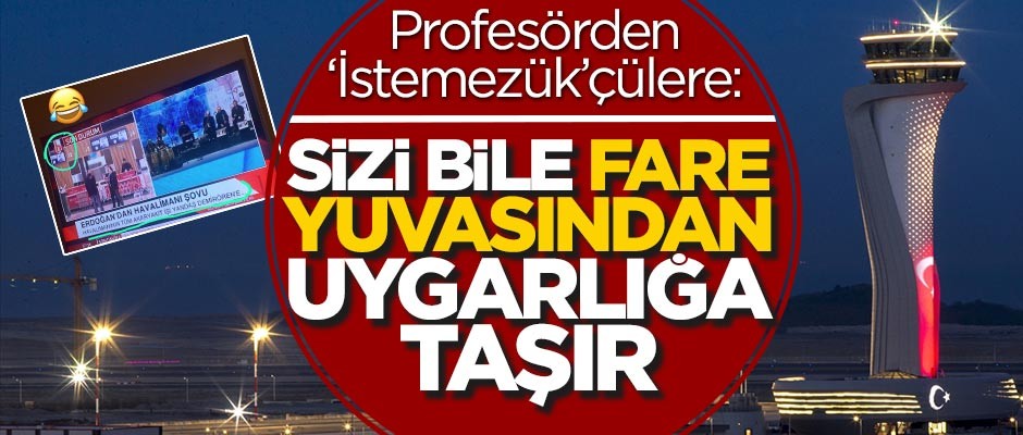 Sofuoğlu: Sizi bile fare yuvasından, uygarlığa taşır...