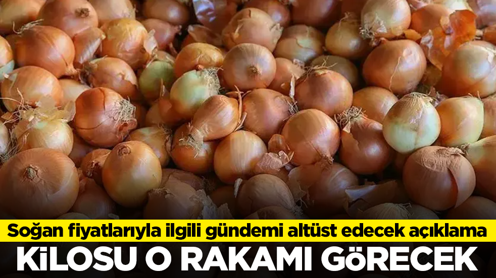 Soğan fiyatlarıyla ilgili gündemi altüst edecek açıklama: Kilosu o rakamı görecek