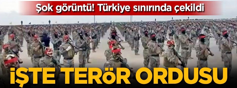 Şok görüntü! Türkiye sınırında çekildi...