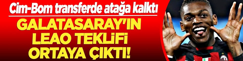 Şok hamleyi yaptılar: Galatasaray'ın Leao teklifi: La Gazzetta dello Sport yazdı