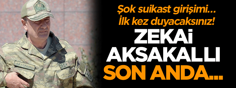 Şok suikast girişimi! Zekai Aksakallı son anda...