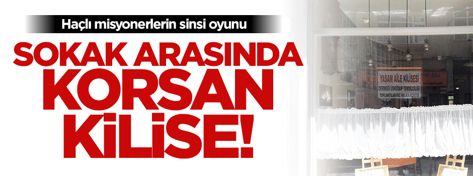 Sokak arasında korsan kilise