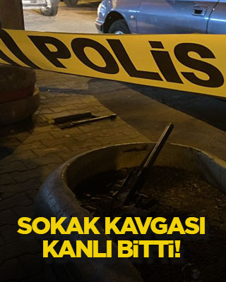 Sokak kavgası kanlı bitti!
