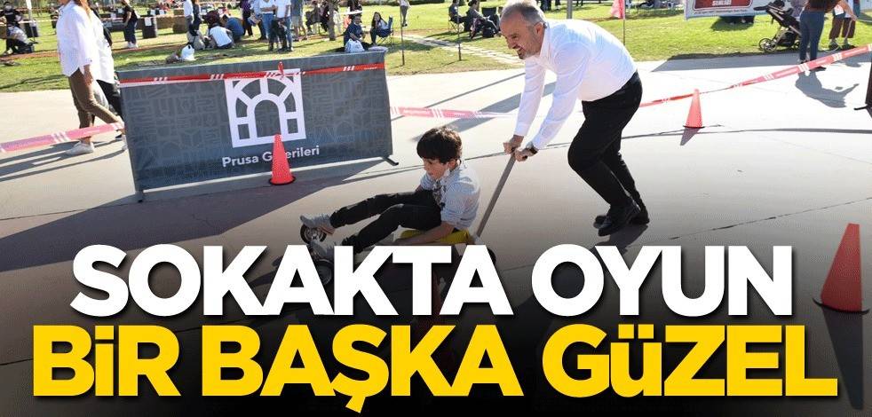 Sokakta oyun bir başka güzel