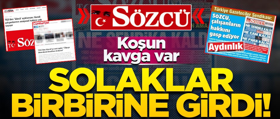 Solaklar birbirine girdi!