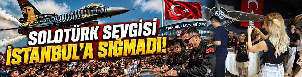 SOLOTÜRK sevgisi İstanbul’a sığmadı! 7’den 70’e metrelerce kuyruk
