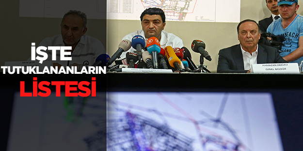 Soma faciasında tutuklananların listesi