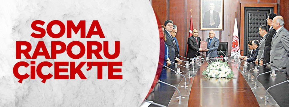 Soma raporu Çiçek’te