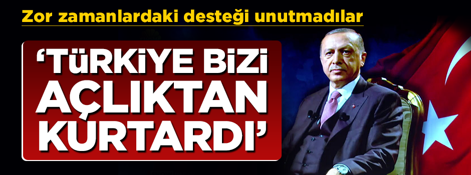 Somali halkı: Türkiye bizi açlıktan kurtardı